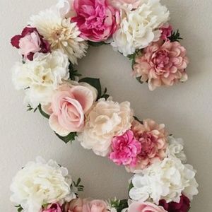 Custom Floral Letters